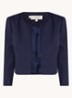 Elize bolero met structuur - Donkerblauw