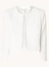 Elize cropped blazer met structuur - Ivoor