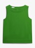Fern tanktop met knoopdetail - Groen