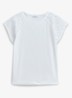 Ivana T-shirt met broderie - Wit