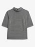 Tali top in katoenblend met streepprint - Donkerblauw