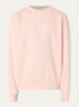 Sweater met logo- en backprint - Roze