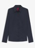 Blouse met kraag - Donkerblauw