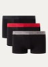 Boxershorts met logoband in 3-pack - Black-009 / Zwart