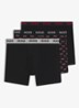 Boxershorts met logoband in 3-pack - Rood