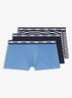 Boxershorts met logoband in 3-pack - Blauw