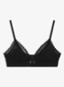 Bralette van kant - Zwart