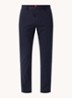David slim fit chino met stretch - Donkerblauw
