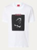 Dobero T-shirt met logoprint - Wit