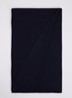 Fijngebreide sjaal van katoen met logo 180 x 30 cm  - Donkerblauw