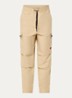 Garlo233 tapered fit cargobroek met logo - Beige