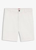Genar261S slim fit korte broek met stretch - Natural-102 / Wit