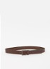 Giove riem van leer - Donkerbruin