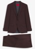 Henry/Getlin232X slim fit 2-delig pak in wolblend - Open Brown-249