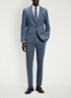 Henry/Getlin232X slim fit 2-delig pak in wolblend - Open Blue-496