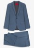 Henry/Getlin232X slim fit 2-delig pak in wolblend - Open Blue-496