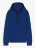 Hoodie van katoenen sweatstof met logoprint - Open Blue-498 / Blauw
