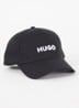 Pet van katoenen twill met logo - Black-003 / Zwart