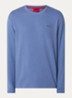 Pyjama-T-shirt van een katoenmix met wafelstructuur - Blauw