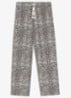 Pyjamabroek van stretchjersey met all-over print - Lichtbruin