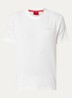 Pyjamashirt met wafelstructuur en logostiksel - Natural-102 / Wit