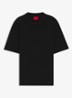 Regular fit fijngebreide polo - Zwart