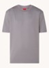 Relaxed-fit T-shirt van katoen met logoprint - Grijs