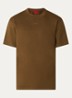 Relaxed-fit T-shirt van katoen met logoprint - Roestbruin