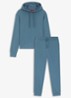 Relaxed-fit trainingspak met logoprints - Lichtblauw