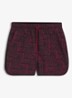 Rik zwemshorts met logoprint - Donkerrood