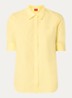Sarepla blouse met logoborduring - Medium Yellow-723 / Geel