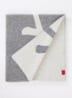 Sjaal in wolblend met logo 180 x 40 cm - Grijs