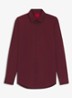 Slim-fit overhemd in een popeline van gemakkelijk te strijken katoen - Dark Red-602 / Rood