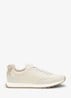 Sneaker met logo - Beige