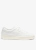 Sneaker van leer met logo - Wit
