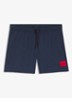 Sneldrogende zwemshorts met logolabel - Navy-410 / Blauw