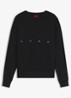 Sweater met logo - Zwart
