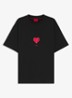 T-shirt met logo - Zwart