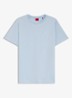 T-shirt met logoborduring - Open Blue-476 / Blauw