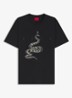 T-shirt met logoprint - Zwart