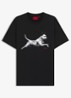 T-shirt met logoprint - Zwart