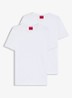 T-shirt met ronde hals in 2-pack - Wit