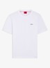 T-shirt van katoenen jersey met logoprint - Wit