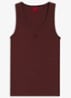 Tanktop met ribstructuur - Brown Overflow-904 / Bruin