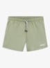 Volledig gevoerde zwemshort met contrastlogo - Dark Green-306 / Groen
