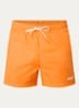 Volledig gevoerde zwemshort met contrastlogo - Bright Orange-820 / Oranje