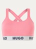 Voorgevormde bralette met logoband - Roze