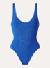 Faye badpak zonder beugel met structuur - Royalblauw