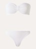 Jean bikiniset met structuur - Wit