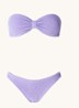 Jean bikiniset met structuur - Lila